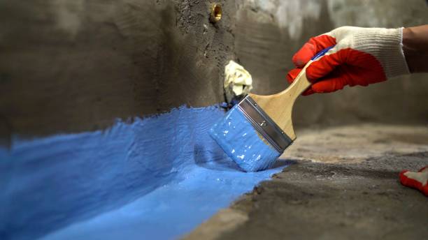 Commercial Exterior Waterproofing project at a Malta, OH business property by SJ Waterproofing Pros